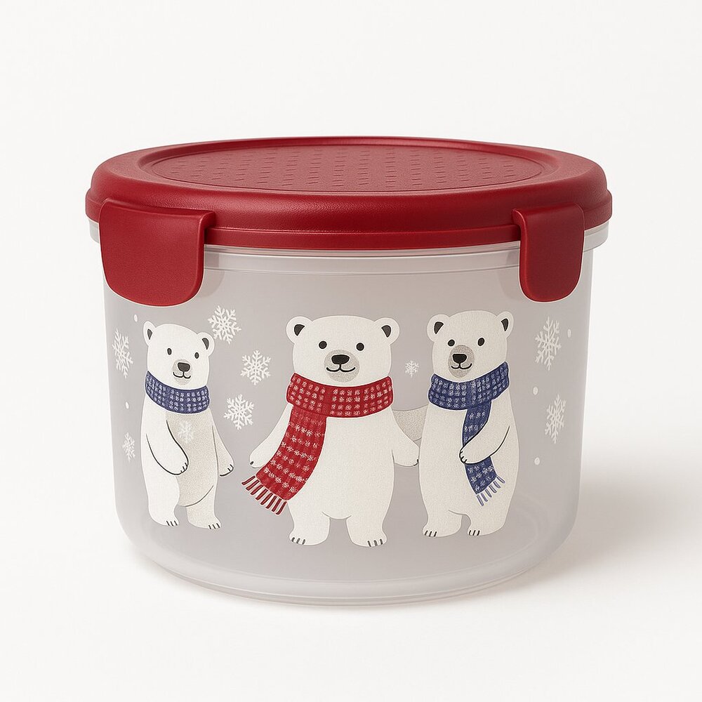 LocknLock Holiday Food Storage Containers – Set of 3